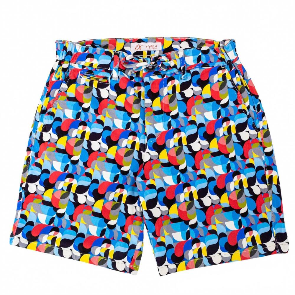 NEW EIGHT X men's el maestro printed shorts in multi